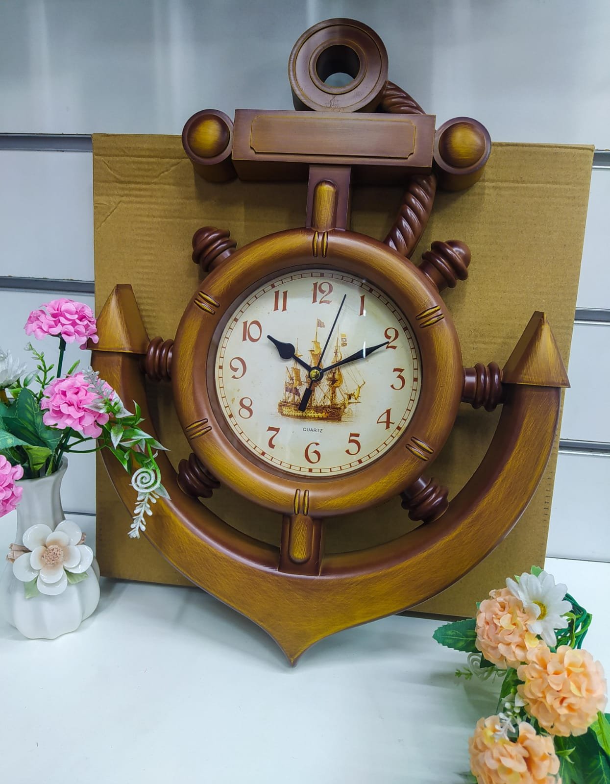 Relógio de Parede Âncora 40x28cm - Imagem 3